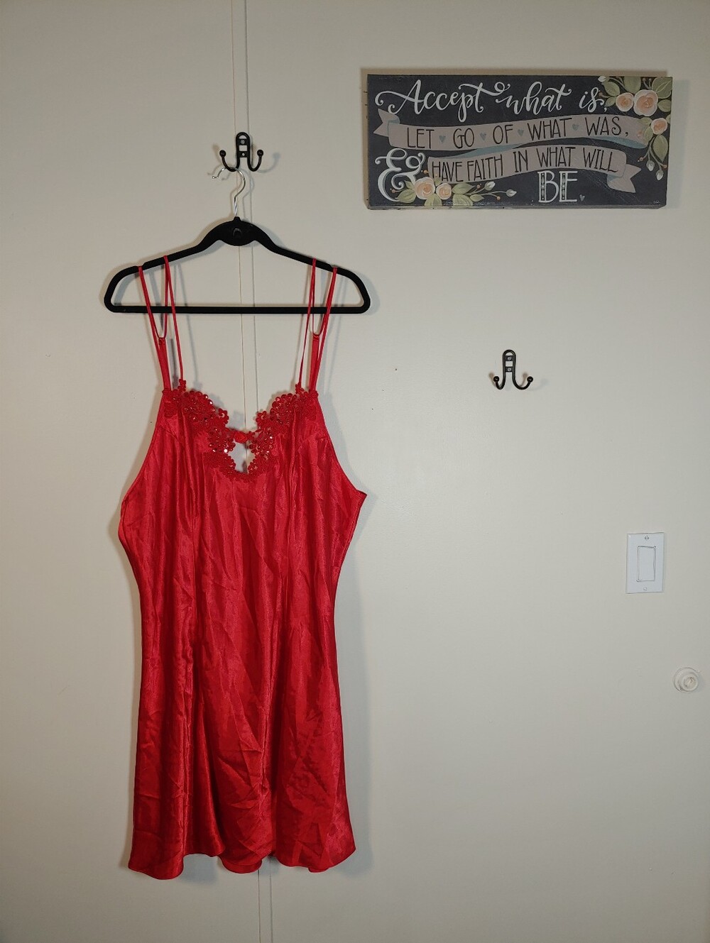 OYO 3X Gorgeous & Sexy red Lace & Bling Silky Lingerie